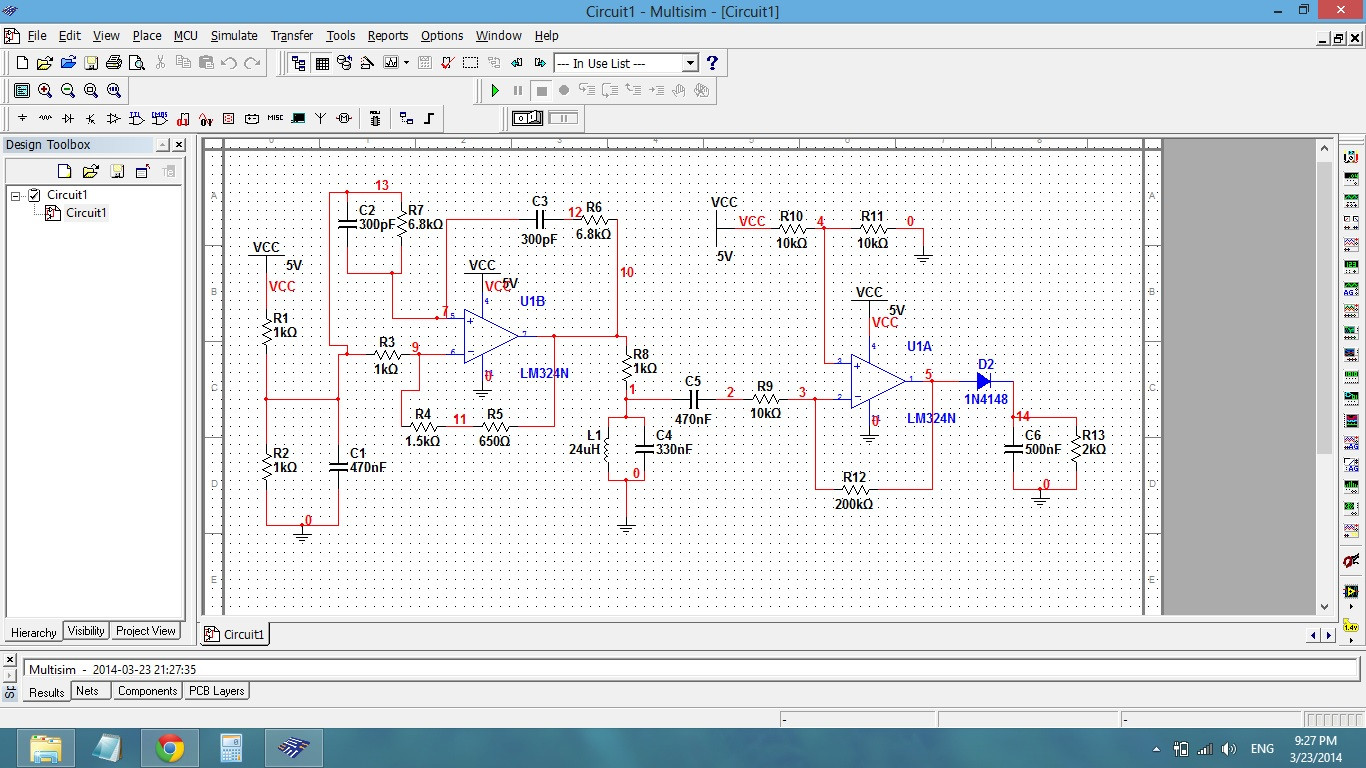 Multisim電路設計